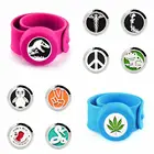 Динозавр лягушка Дети Регулируемый браслет эфирное масло диффузор браслет Мужчины Женщины Силиконовые Браслеты