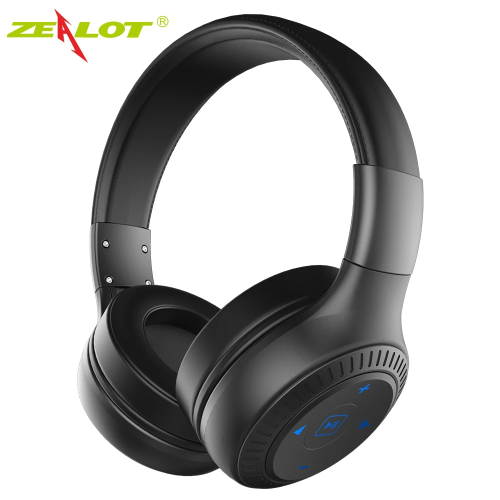 ZEALOT B20 стерео Bluetooth гарнитура Hi-Fi супер бас Беспроводные наушники с микрофоном для