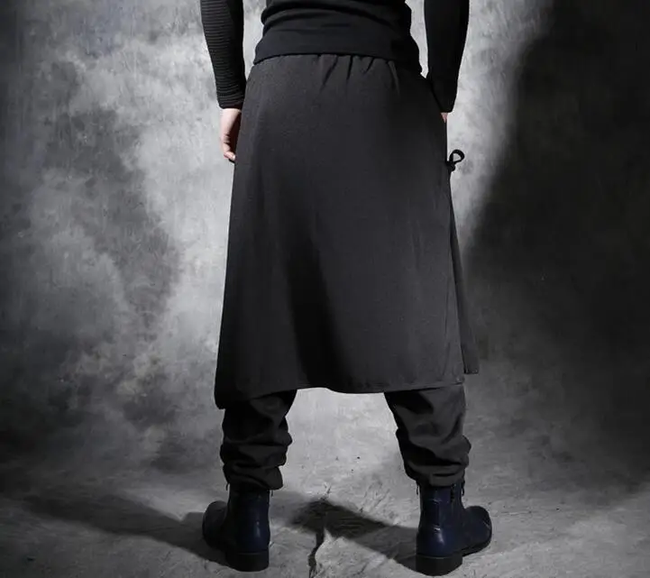 S-2XL Горячая/Летняя мужская новая мода досуг индивидуальность кюлоты Ложные два