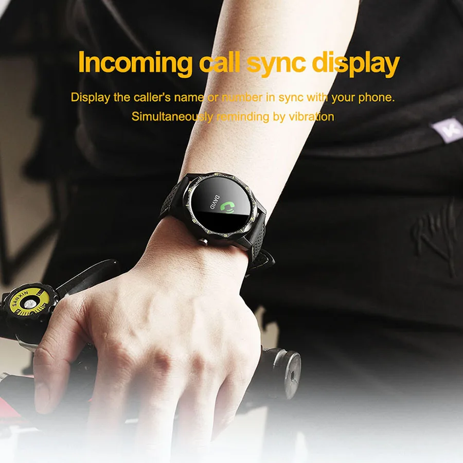 

SKY1 Waterproof IP68 Sport Smart Watch men women for gifts Fitness Bracelet Smartwatch for Android Ios iPhone