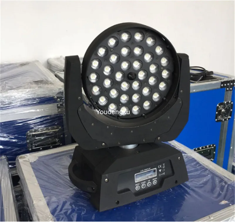 6 шт. Крытый этап 15 Вт движущаяся головка led zoom rgbwa 5в1 Led 36 | Лампы и освещение