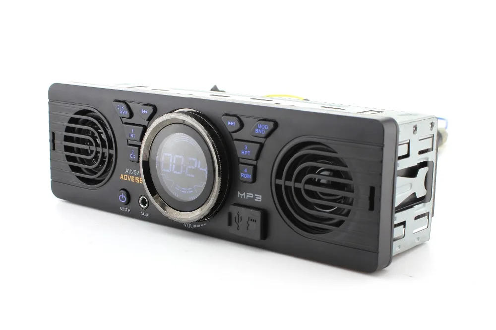 1 din автомобильный Радио MP3 аудио плеер Bluetooth hands free стерео FM Встроенный 2 колонки