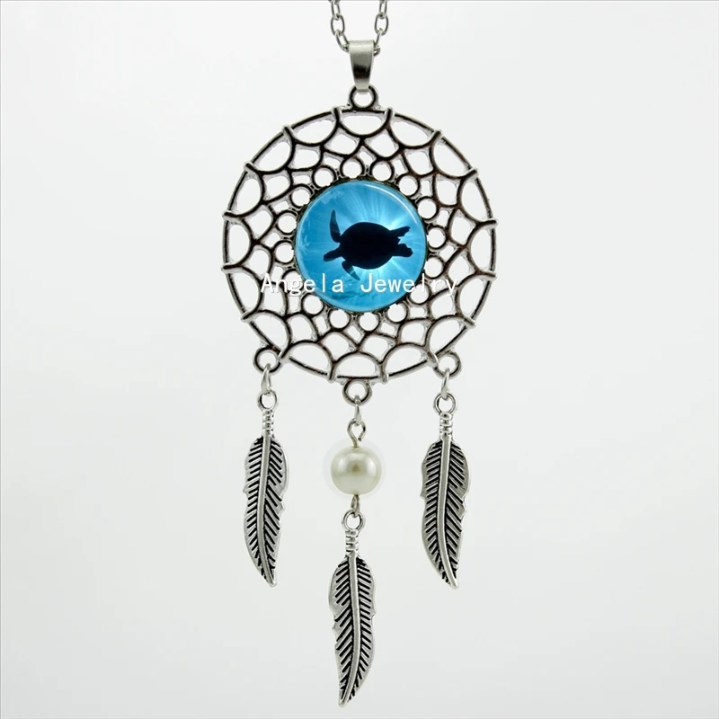 2017 Мода Стиль море ожерелье с черепашкой кулон в виде морской черепахи на берегу