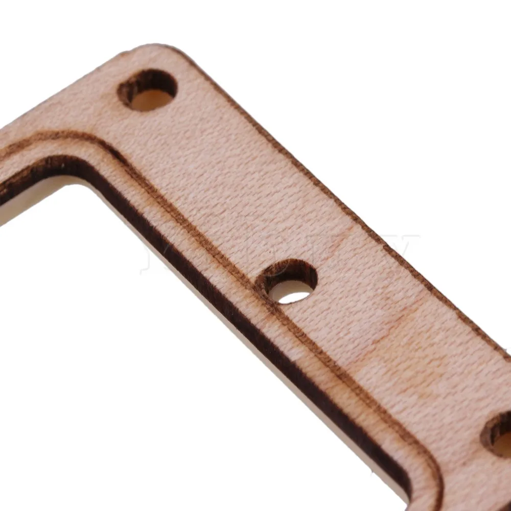Yibuy 2pcs 9.2cm RoseWood Humbucker Pickup Mounting Ring Wood Color Durable | Спорт и развлечения