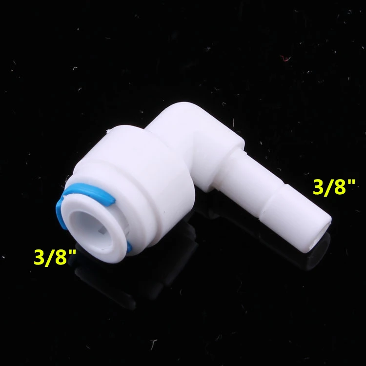 Локоть 3/8 &quotOD труба нажимная подходит к 3/8&quot OD штекер БЫСТРОЕ СОЕДИНЕНИЕ ФИТИНГИ