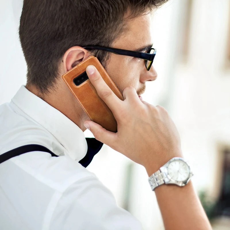 Роскошный кожаный чехол-книжка S10E для Samsung Galaxy S10 S9 S8 J4 J6 Plus A50 A70 A30 Note9 A9 A7 A8 2018