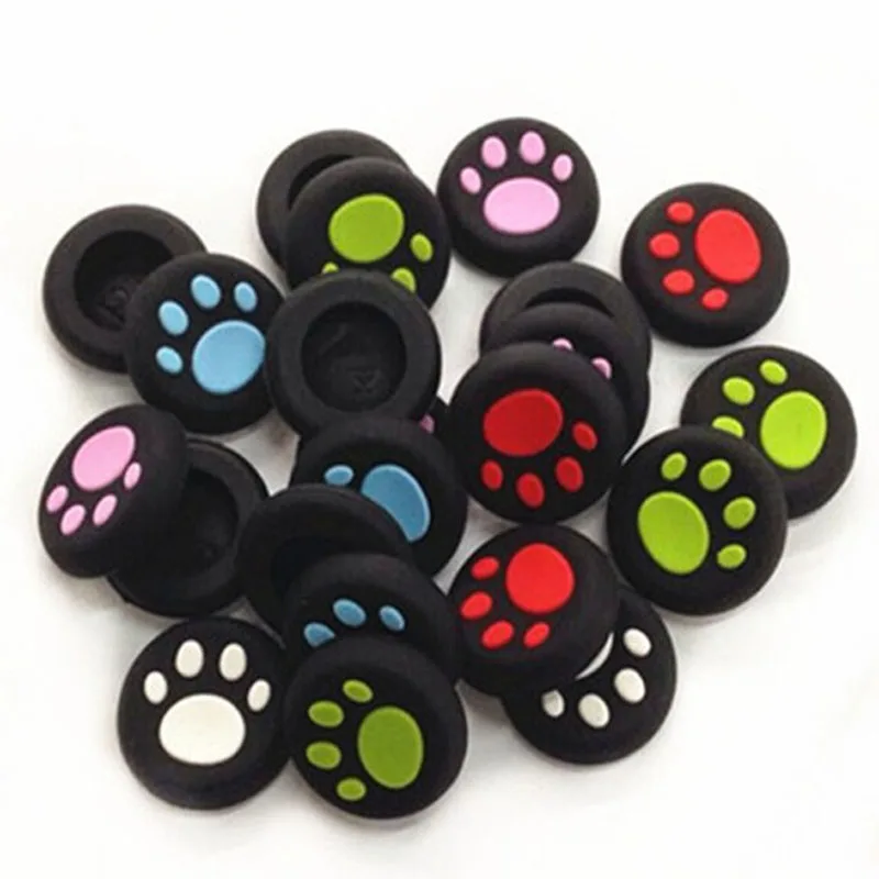 4 шт. милые крышки для джойстика игровой приставки для Sony PlayStation 3/4 PS3 PS4 Xbox One 360 Controller ThumbStick on.