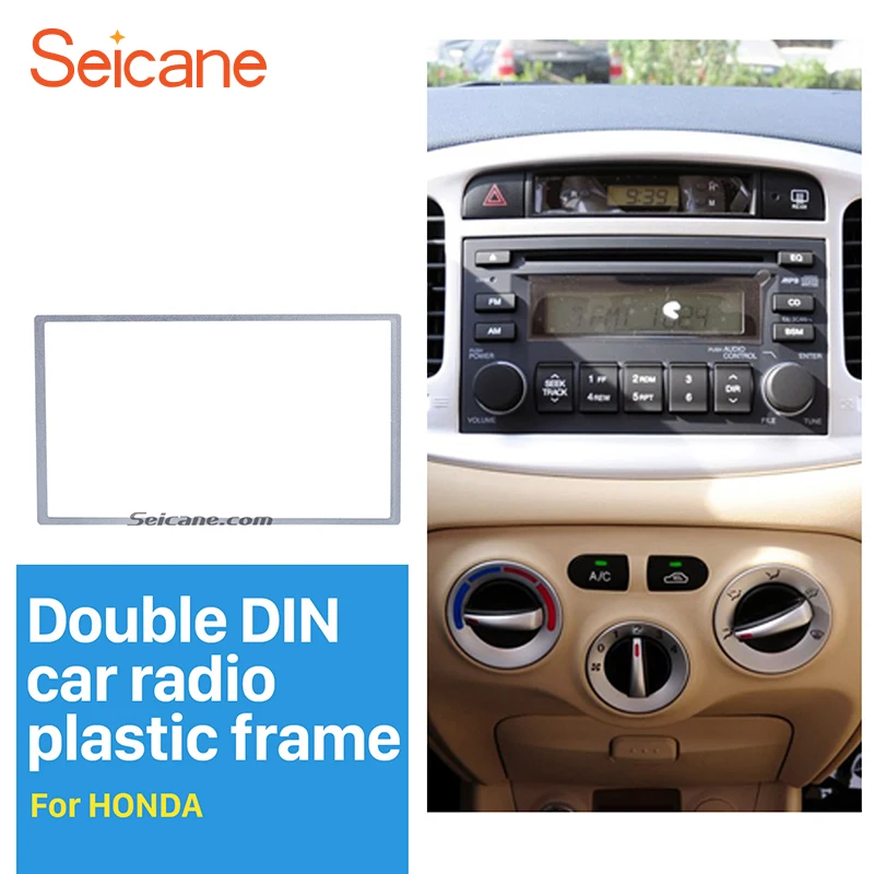 Seicane 2Din 178*102 мм автомобильное Радио Фризовая рамка для HONDA FIT Jazz DVD Панель