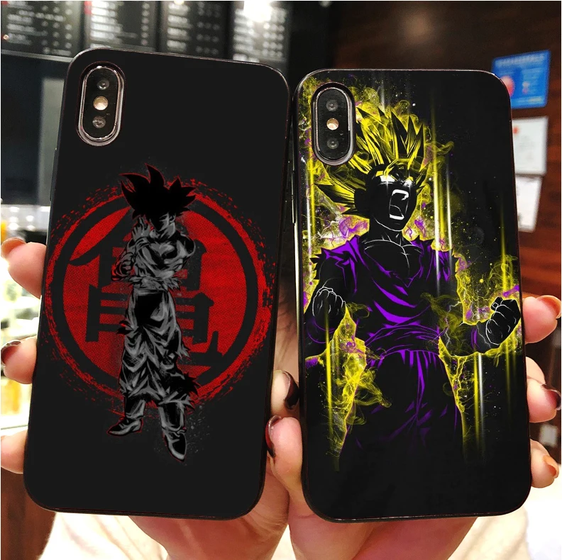 Мягкий силиконовый чехол для телефона Dragon Ball Super Son Goku iPhone 11Pro MAX XR XS X10 5 5S 5SE 6 7 8 6SPlus