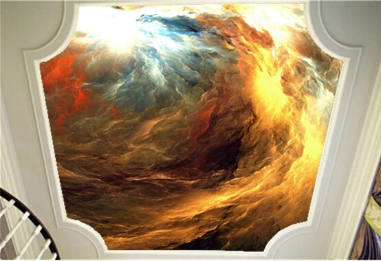 Custom ceiling wallpaper Star Cloud wall murals for the living room bedroom waterproof papel de parede | Обустройство дома