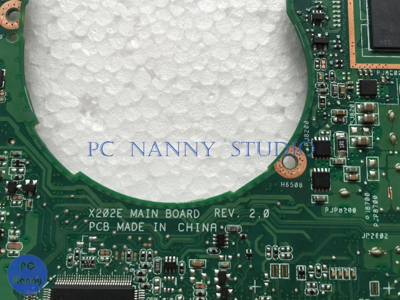 Материнская плата PCNANNY для ноутбука X202E Q200E стандартная версия 2.0 4 Гб ОЗУ