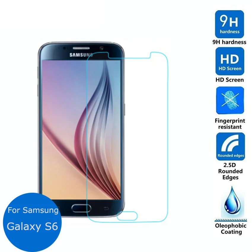 Закаленное защитное стекло 9h для Samsung GALAXY S6 Защитная пленка G920 G920F G920S G920A G920K Duos zero F