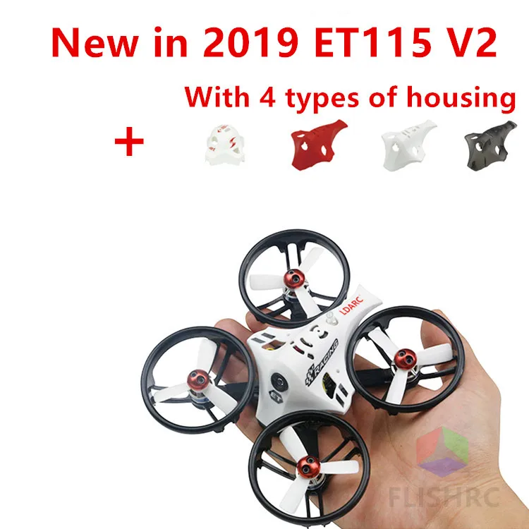 LDARC ET115 V2 3S Micro FPV Racing Drone Quadcopter PNP с OSD 800TVL камерой 16 каналов 25 мВт 100 VT (без