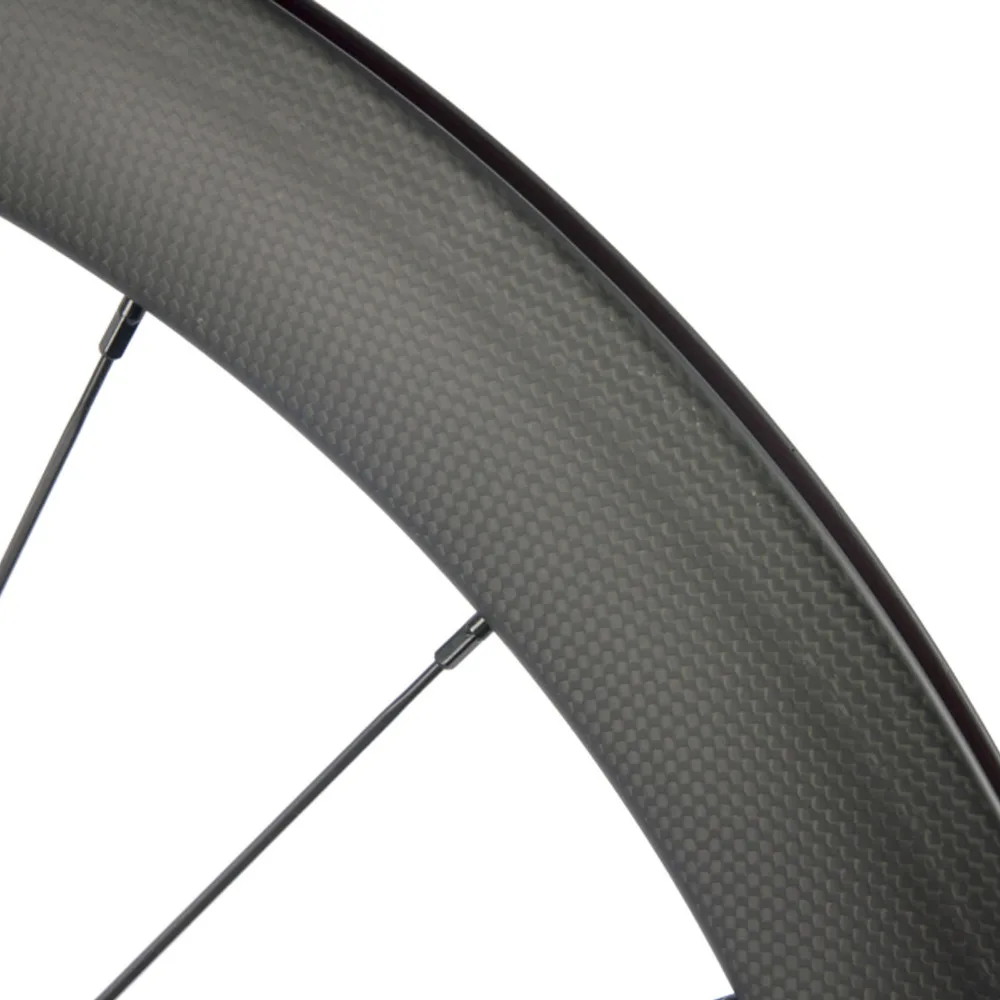 700C Carbon Fiber Cyclocross 50mm Clincher Road Bike Disc Brake Hubs 23mm Width Bicycle Wheel 3K matte Tubular | Спорт и развлечения