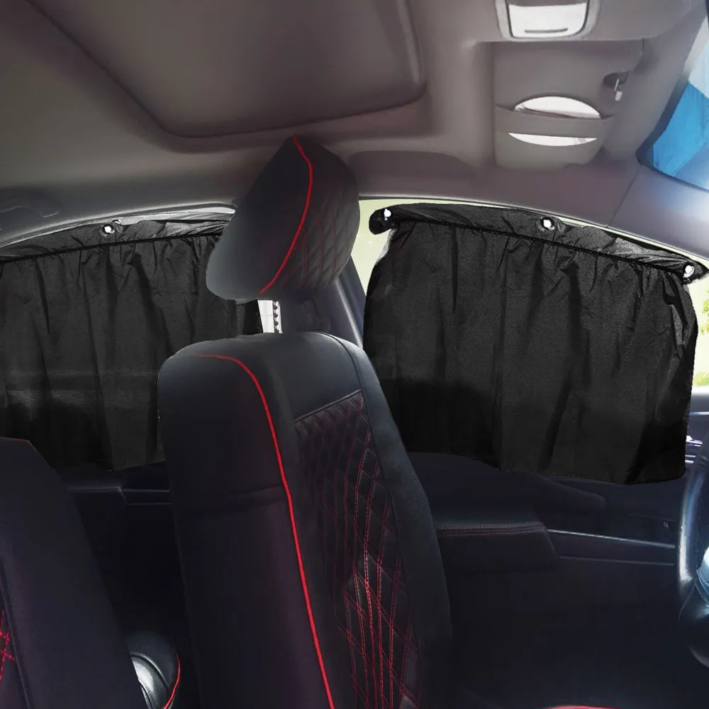 Car 70x52cm Two sided Cover Protection Universal Sun Shield Auto Styling Sunshade Suction Cups Window Curtain UV Mesh|Орнаменты| |
