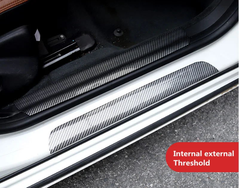 Резиновая полоса для бампера из углеродного волокна протектор порога защитные