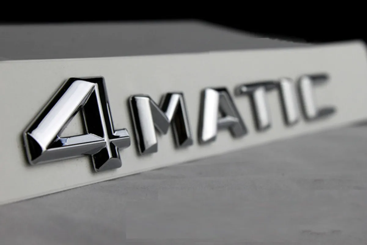 ABS 4matic значок наклейка с эмблемой на заднее стекло автомобиля для Mercedes Benz W117 Cla45 W205