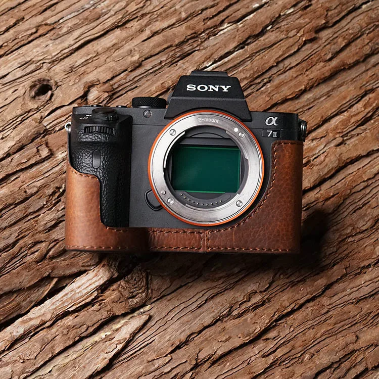 Чехол из натуральной кожи для камеры Sony A7II MK2 A7Rii Mr.Stone|Сумки фото-/видеокамеры| |