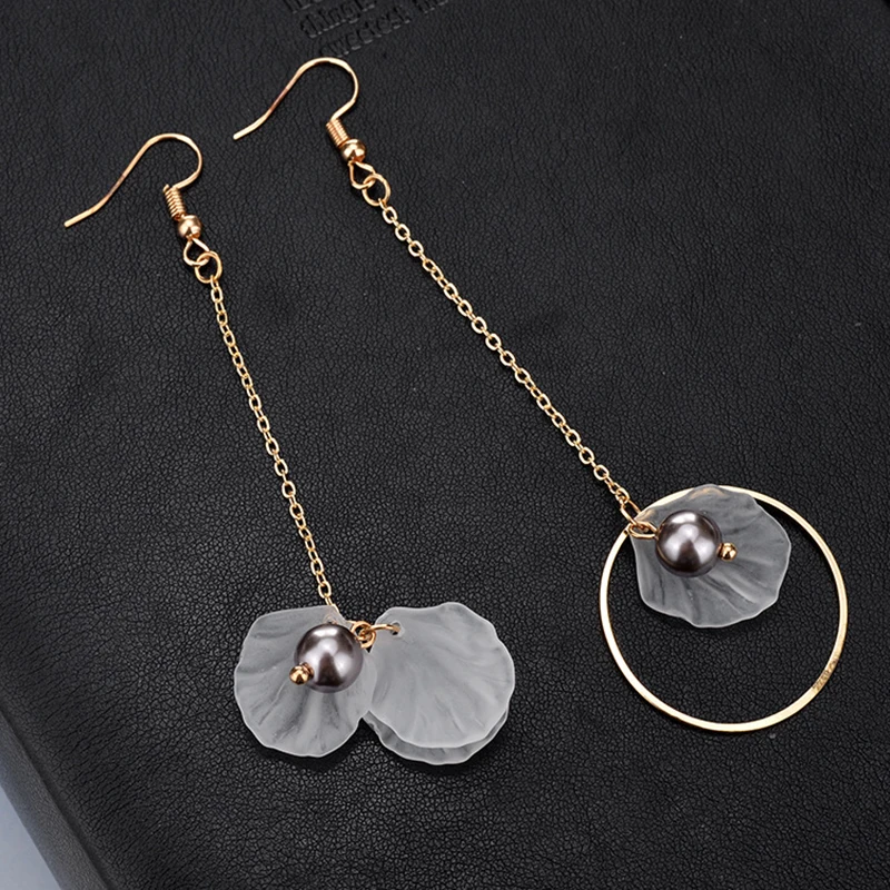 Нильсен женские длинные вечерние Серьги Асимметричная Корпуса дикий женский