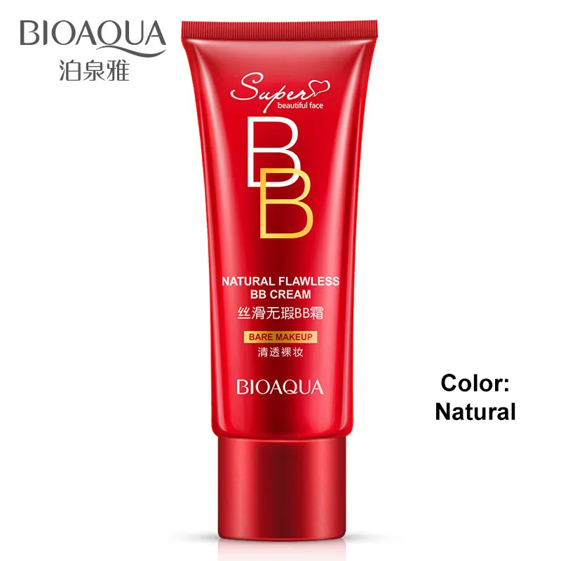BIOAOUA BB крем отбеливающий уход за кожей солнцезащитный крем увлажняющий против трещин против морщин осветляет естественную красоту - Цвет: Natural