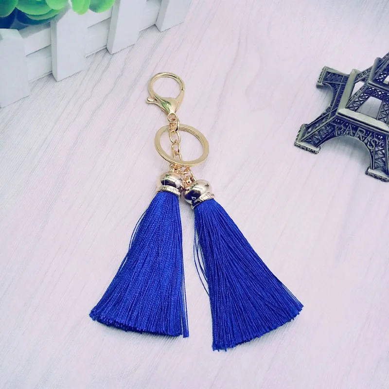 Новинка Лидер продаж милый брелок для ключей с кисточкой на сумку женская обувь