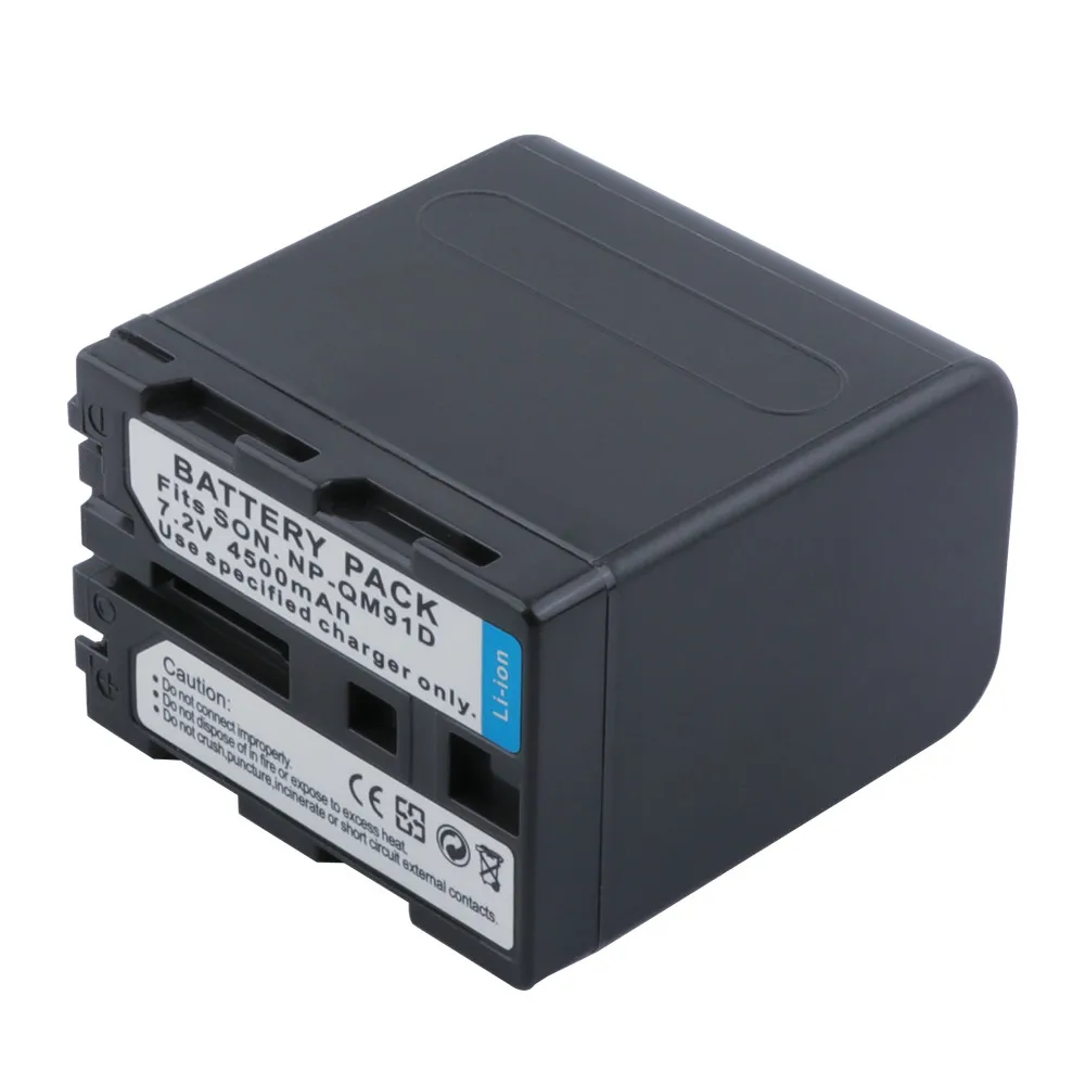4500mah brand new Replacement Camera Battery For Sony NP-QM71 NP-QM91D UX1E PC330E A1C NP-QM50 NP-QM51 DCR-TV480 CCD-TR748E
