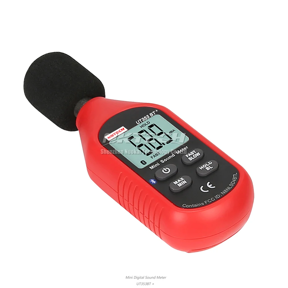 NKTECH UT333BT UT353BT UT363BT UT383BT PLUS Bluetooth цифровой измеритель влажности Анемометр люкс светильник Люксметр ЖК-дисплей измеритель звука