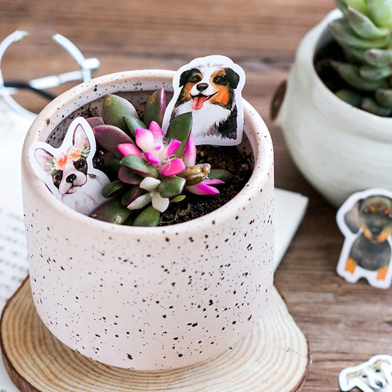 45 шт. креативные наклейки для собак канцелярские Kawaii детей украшения дневник в