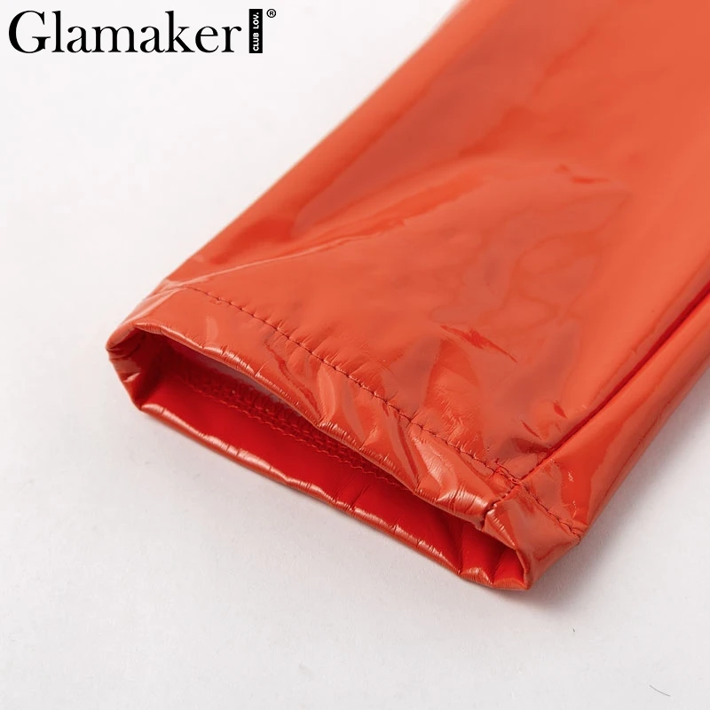 Glamaker PU Черные женские брюки с высокой талией летнее сексуальное облегающее платье женские узкие брюки женские вечерние Клубные сексуальные весенние брюки низ