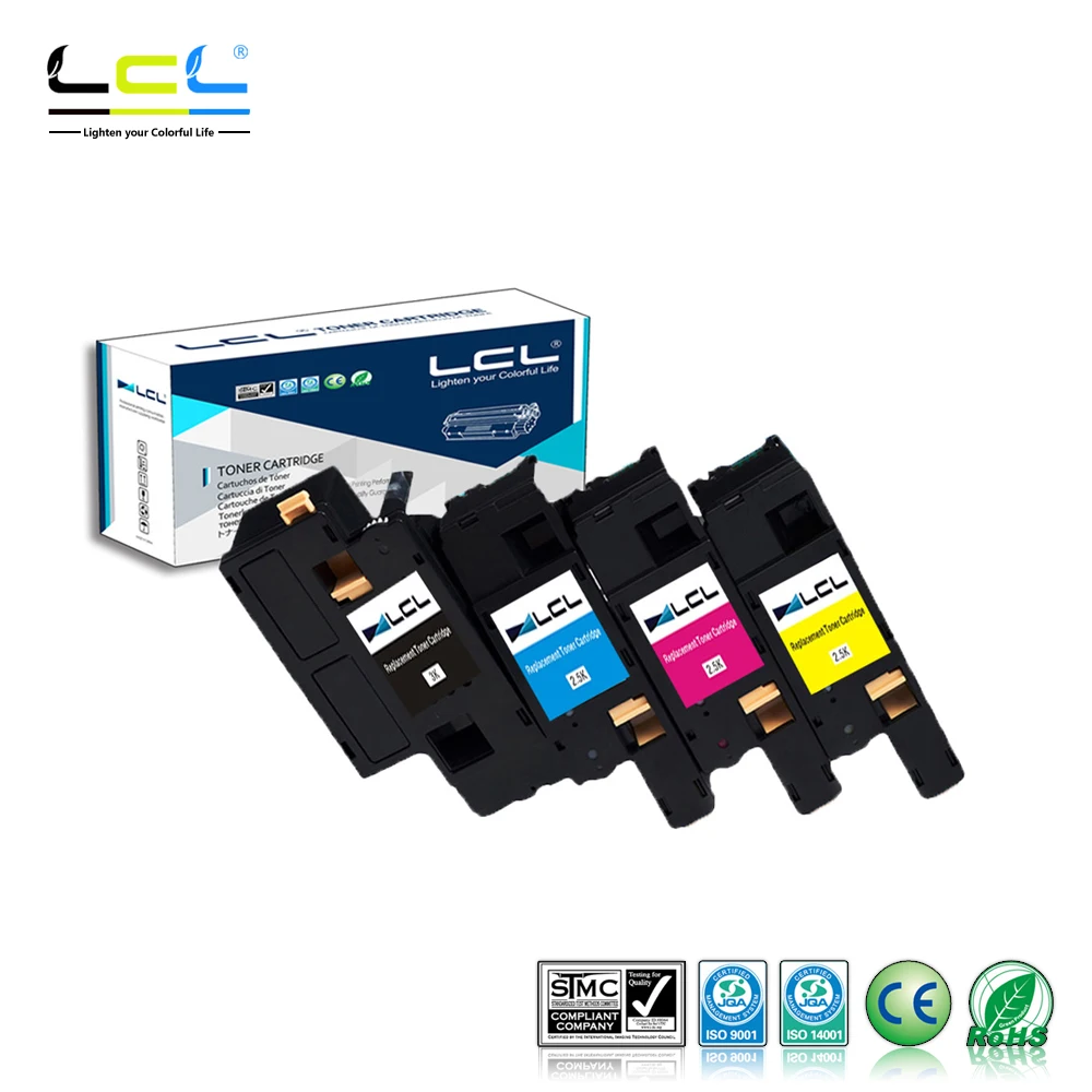 Картридж с тонером LCL 6500 106R01597 106R01594 106R01595 106R01596 (4 упаковки) совместимый Xerox Phaser 6500N