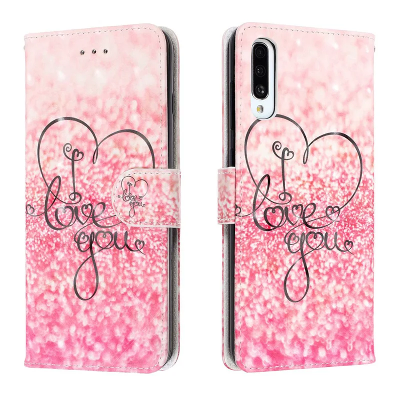 2019 3D Wallet Cases For Samsung A20E A70 A50 A40 Flip TPU Leather Cover Galaxy Note 10 Pro A20 A30 A10 A60 A80 Phone Case BOOK | Мобильные