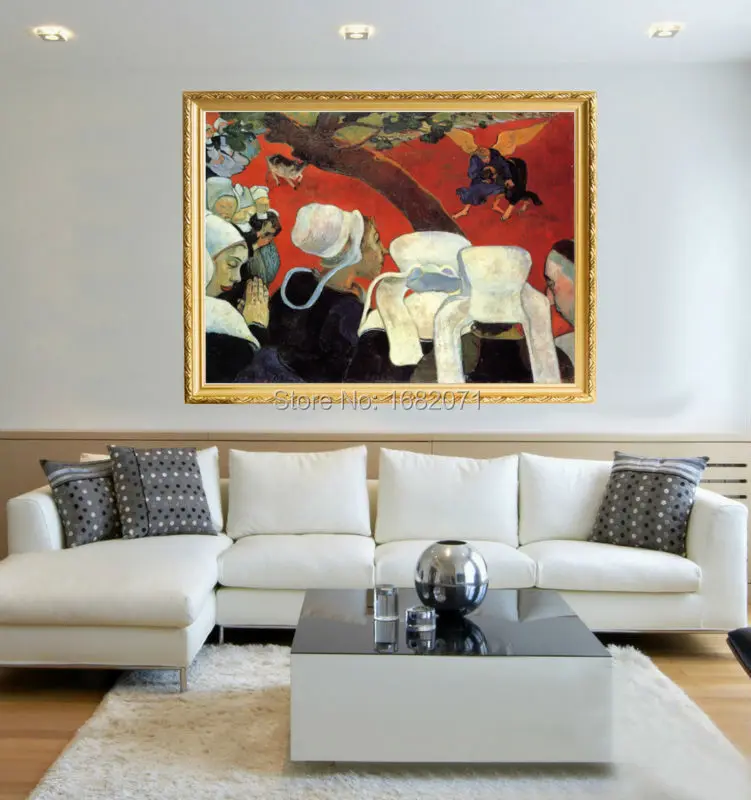 The Vision After Sermon Oil Painting On Canvas China High Skilled Artist 100%Hand-painted | Дом и сад