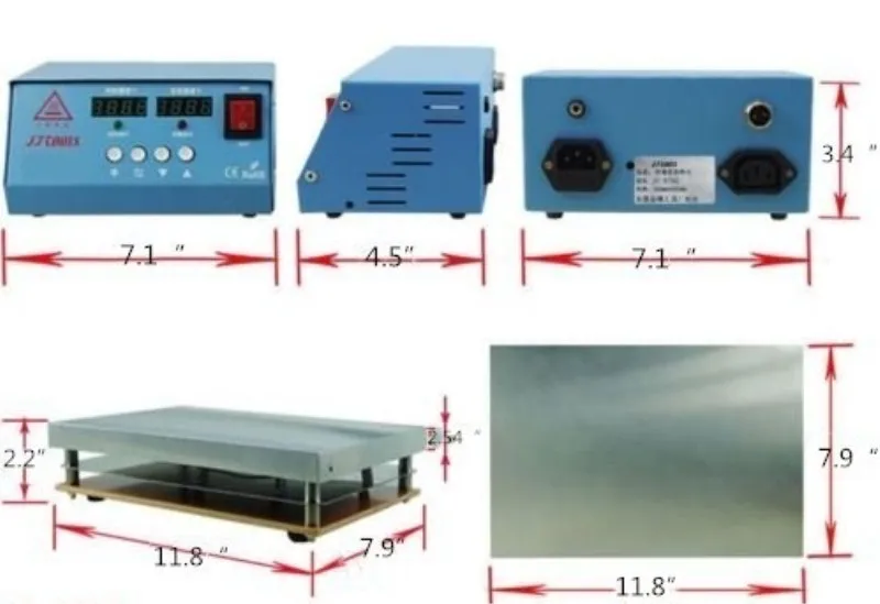 20*30 см preheating станция 110 В 1500 Вт ЖК цифровой электронный горячий пластинчатый для
