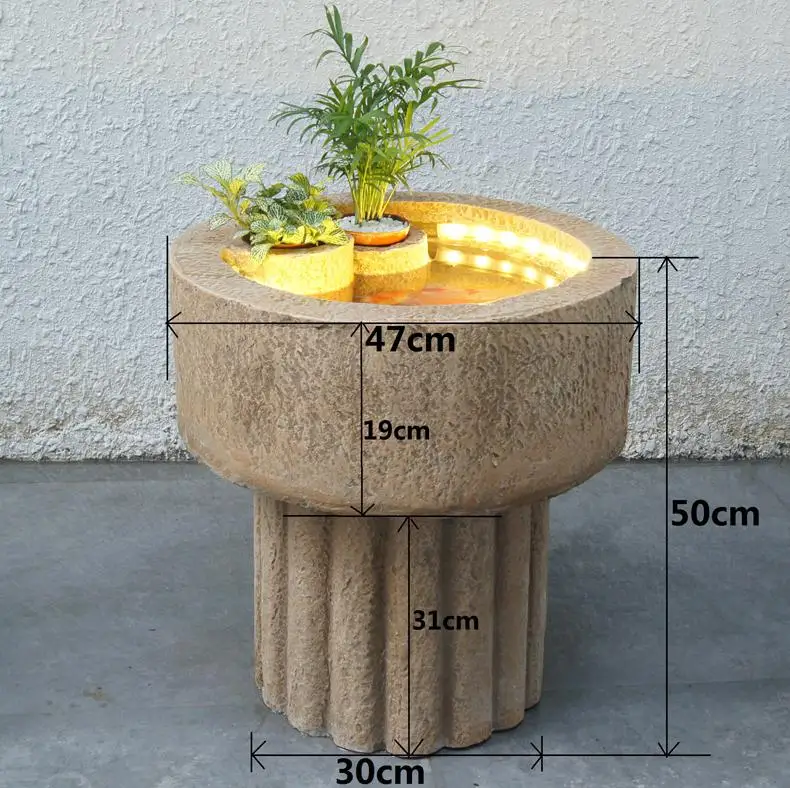 Фонтан Пейзаж офис украшения сад дизайн Аквариум воды Diy декоративные украшения - Цвет: B
