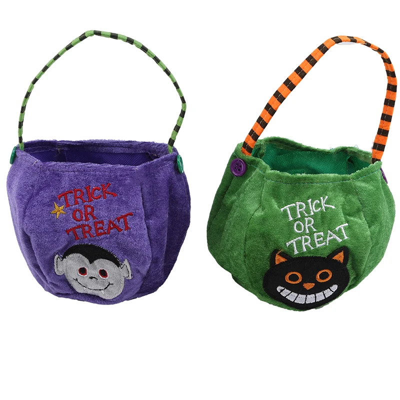 Товары для Хэллоуина 2018 Новый Хэллоуин Тыква бу трюк или лечения портативный