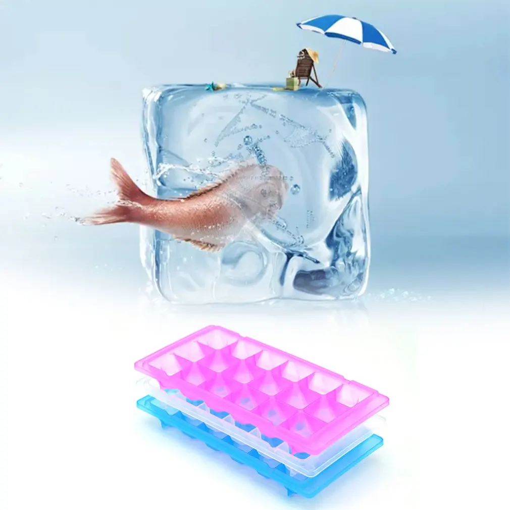 Алмазные кубики льда с 18 ячейками ледяной куб коробка для кубиков |