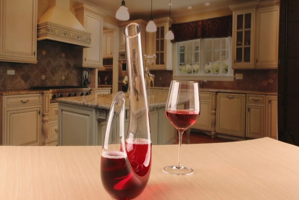 1 шт. Премиум бессвинцового хрустального стекла Декантер для красного вина 1200 мл