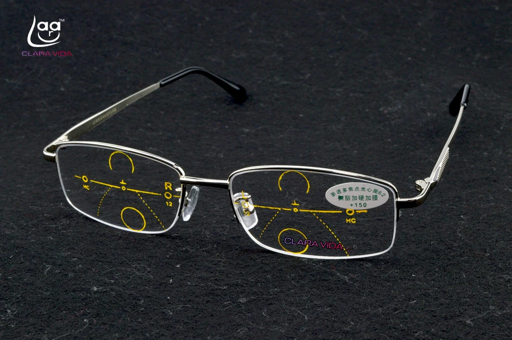 = CLARA VIDA Intelligence Progressive Multifocal Commercial очки для чтения Bifocal см. Около дальнего света + 1 5 2
