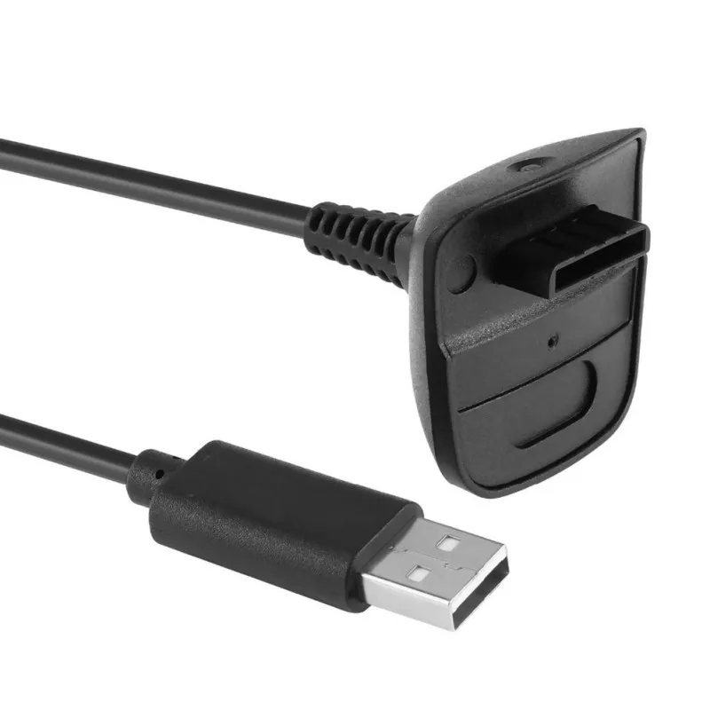 2 в 1 USB зарядное устройство кабель кабели для Microsoft Xbox 360 зарядка проводной XBOX