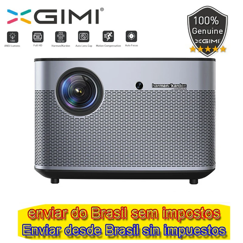 Xgimi h2 1080 P Full HD проектор DLP 1350 ANSI люмен Поддержка 4 K Android ТВ Wi Fi Bluetooth дома Театр 300