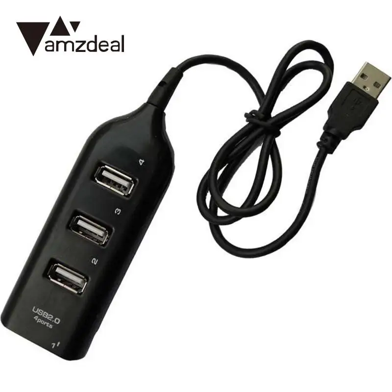 4 порта usb хаб сплиттер адаптер расширения конвертер высокоскоростной * для ПК