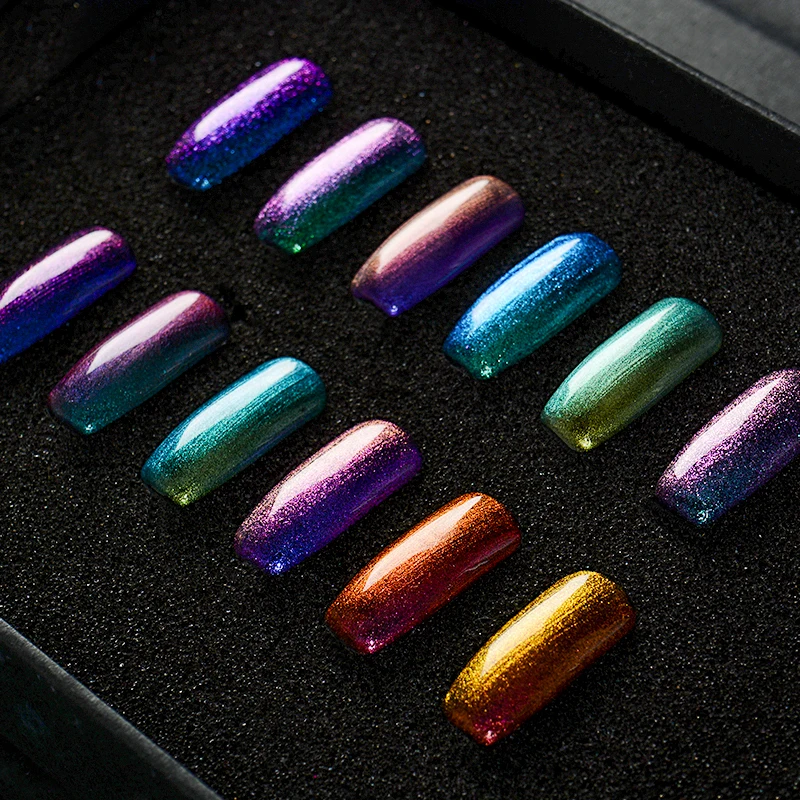 

MEET ACROSS 7ml Chameleon Glitter Nail Gel Polish Nails Gel Polish Soak Off Uv Led Varnish Nail Art Lacquer Manicure Tools