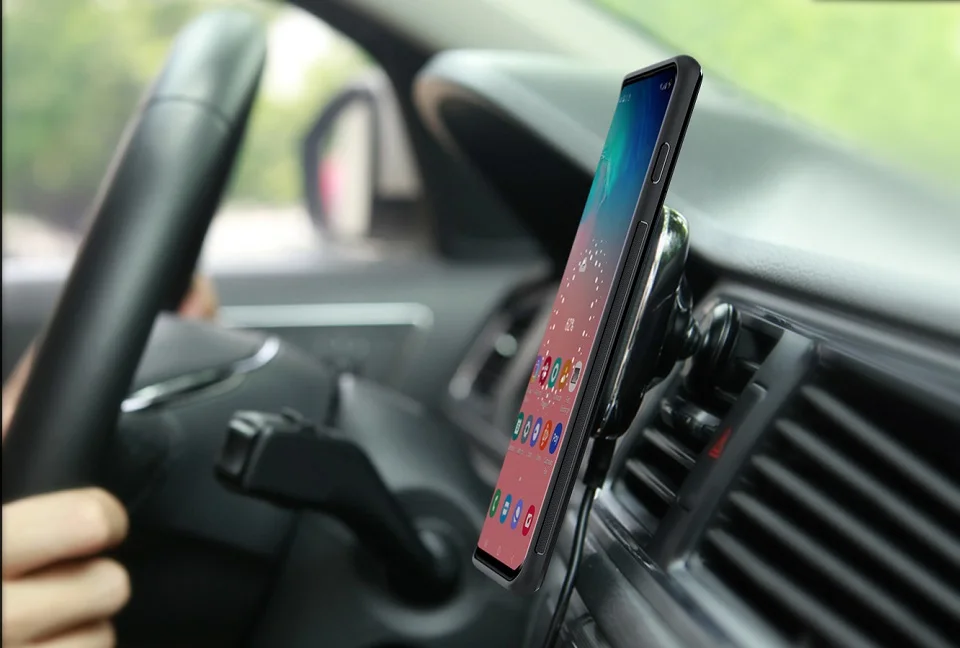 Qi Беспроводное зарядное устройство зарядный Чехол-приемник для samsung Galaxy S10 Plus S10+ Магнитный чехол Nillkin для samsung S10 Plus чехол