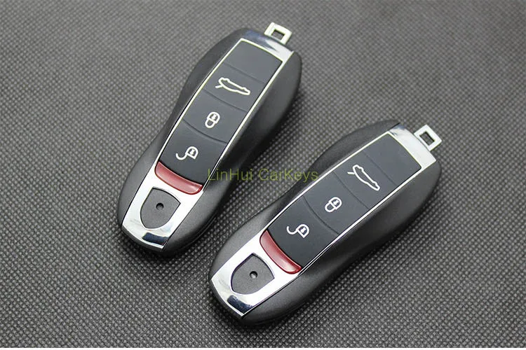 PINECONE для PORSCHE MACAN 911 Boxster Cayman CAYNNE PANAMERA дистанционный ключ 3+ 1 кнопки пульт дистанционного ключа оболочки 1 шт. с Uncut Blade