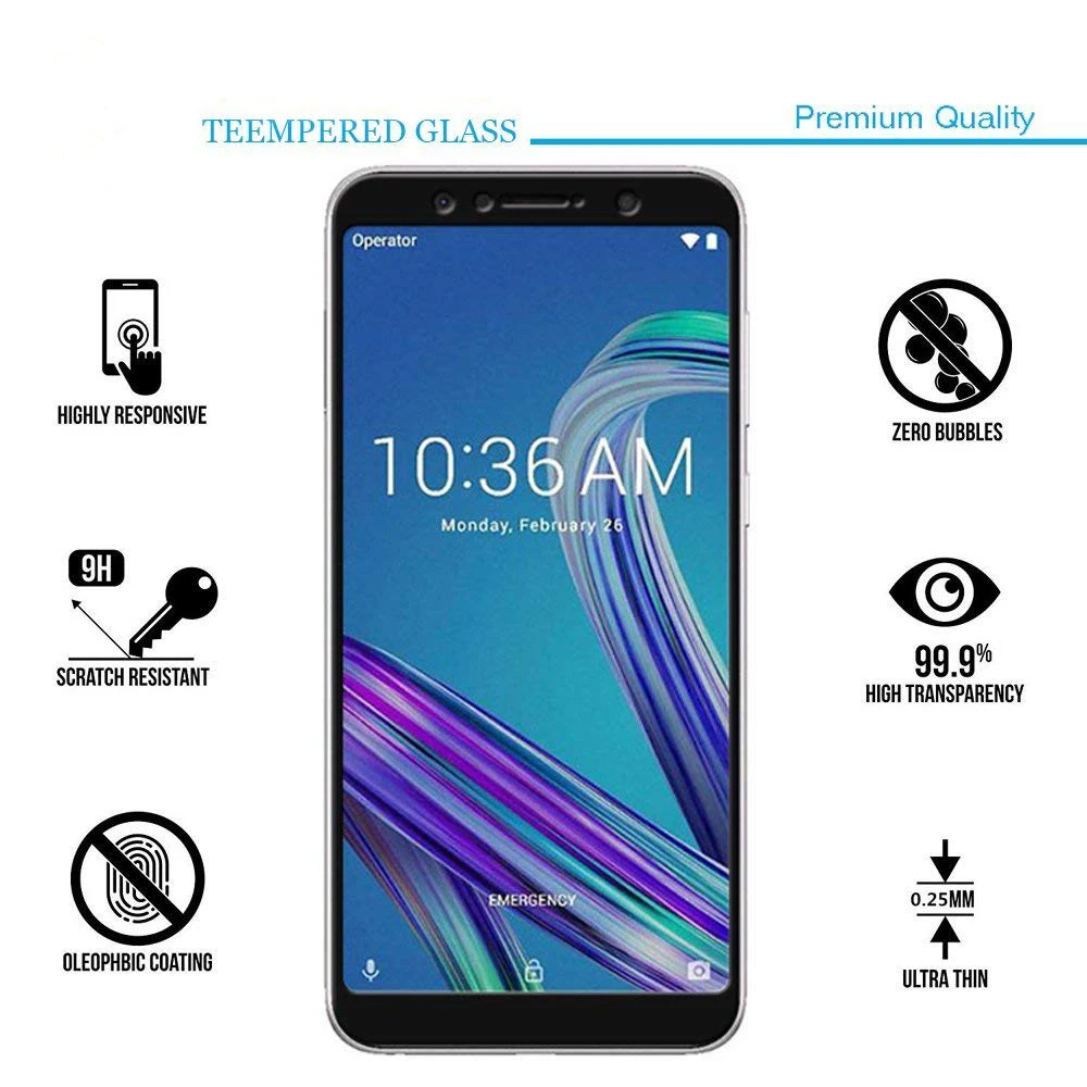 Закаленное стекло 9H для Asus ZenFone Max Pro M1 ZB602KL ZB601KL X00TD защита экрана 2 шт.|Защитные