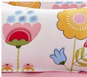 4PCS Cute Yellow Flower Pattern Bedding Set | Дом и сад