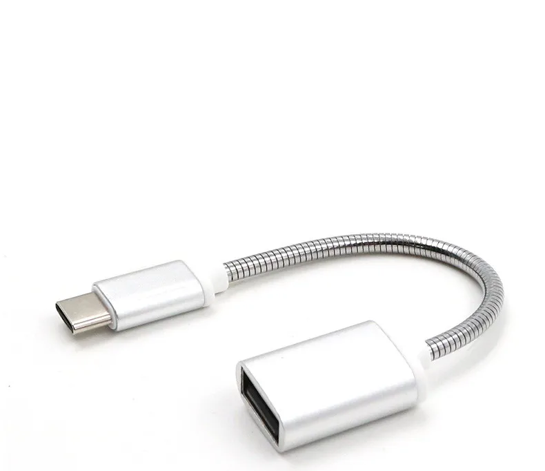 100 шт. OTG-адаптер с портом USB Type-C для Samsung S8 Xiaomi Nexus 5X 6P 2 0 | Электроника