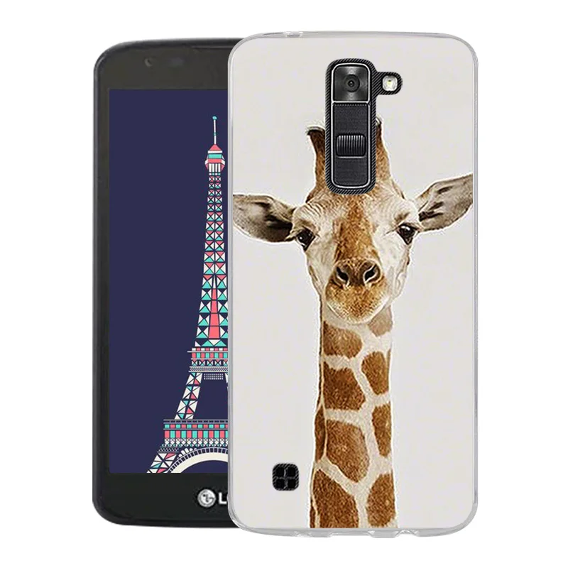 Для LG K7 Oill с принтом задняя крышка Fundas для K330/Tribute 5 LS675/X210 X210DS TPU Мягкий силиконовый