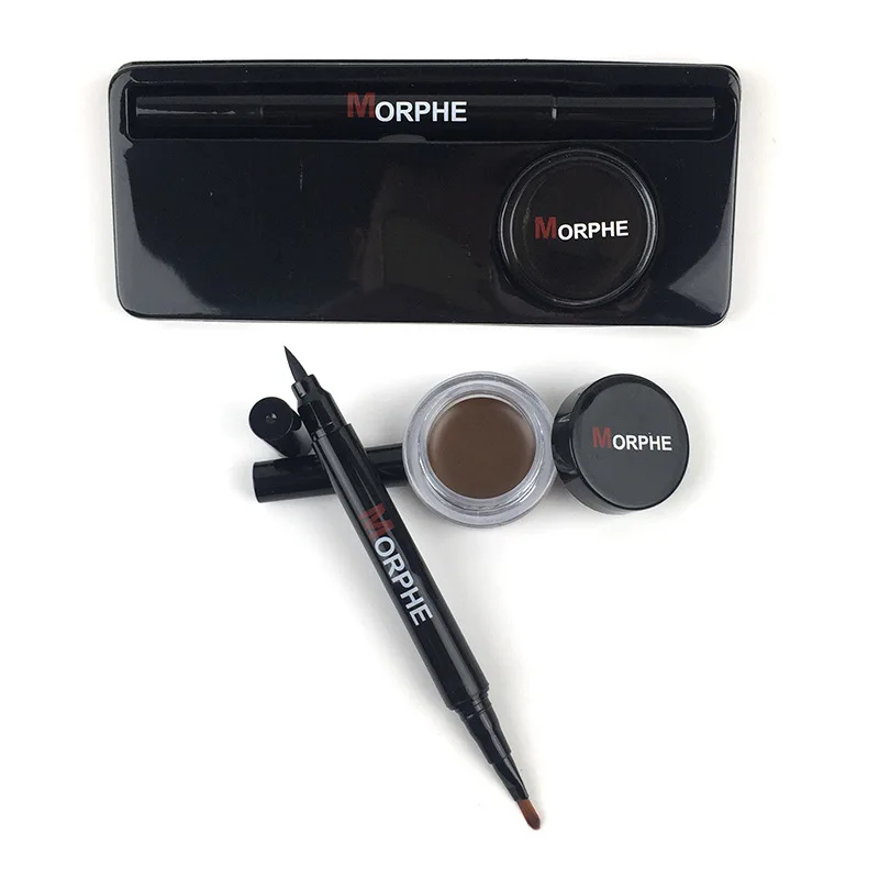 2 шт./компл. Набор Для Макияжа Подводка Глаз Бровей Крем Длительный P06 | Красота и