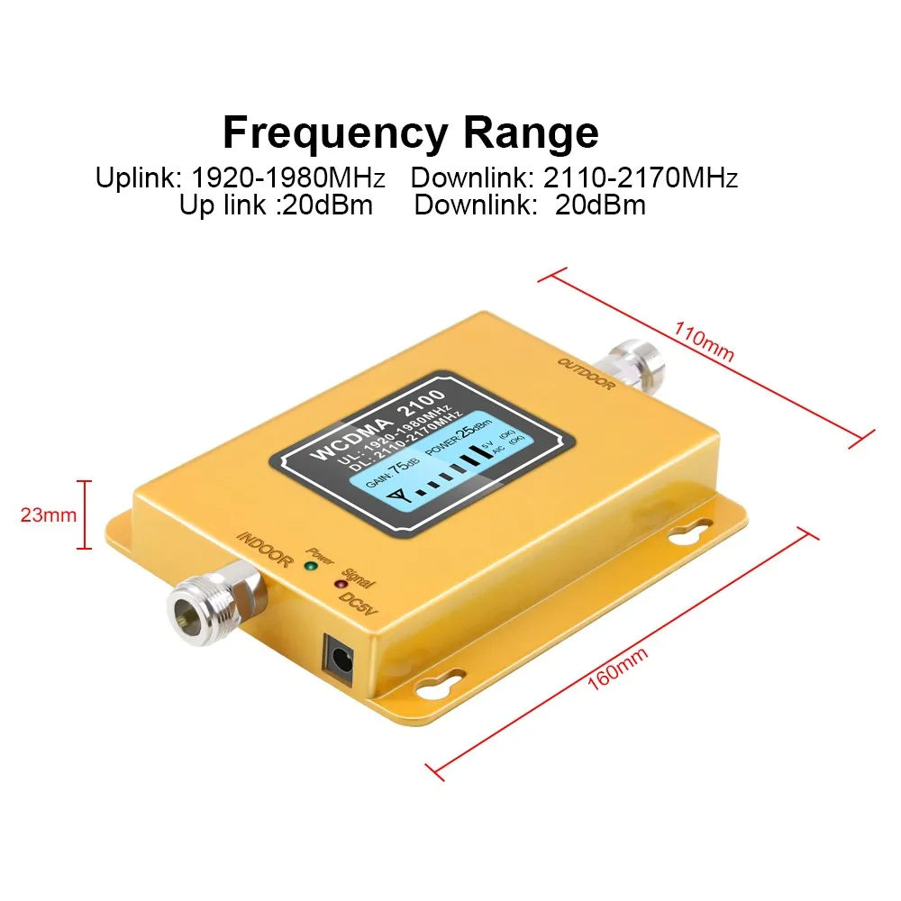 70db 3g 2100 ретранслятор сигнала сотового телефона MHz Ретранслятор мобильного